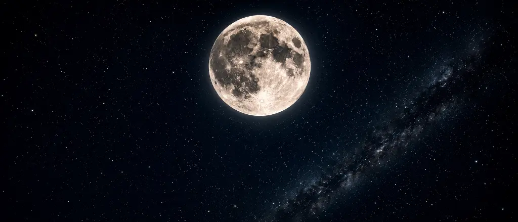 Night Sky & Moon